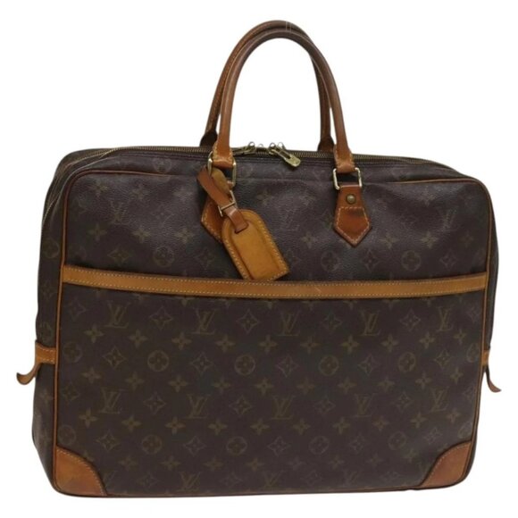LOUIS VUITTON Monogram Porte Documents Voyage 2 Compartments LV Auth 135775 - Picture 1 of 16